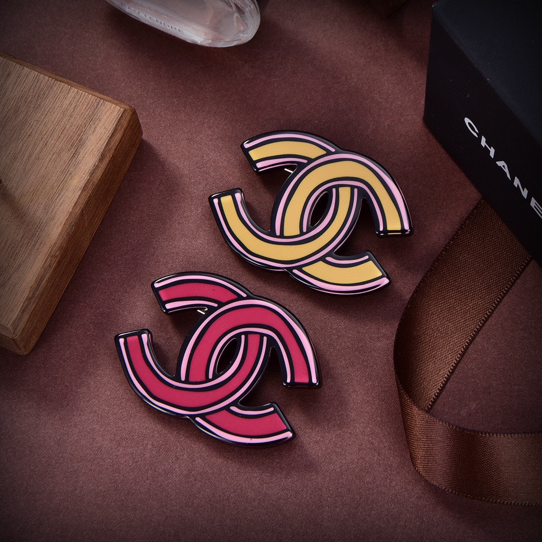 18K  Chanel Pink Brooch